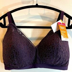WONDERBRA Sz 36DD Lace Escape No Dig In Comfort Band No Underwire Padded Bra NEW